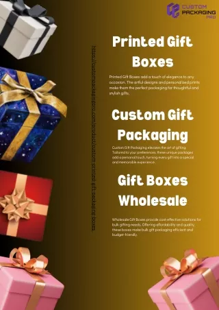 Printed Gift Boxes