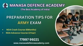 TIPS FOR PREPARING FOR THE ARMY EXAM