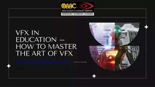 VFX In Education – How To Master The Art Of VFX