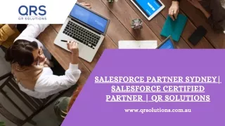 Salesforce partner sydney| Salesforce certified partner | QR Solutions