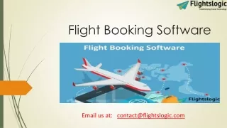 Flight Booking Software