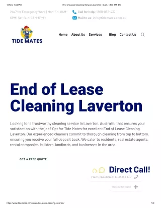 End Of Lease Cleaning Laverton