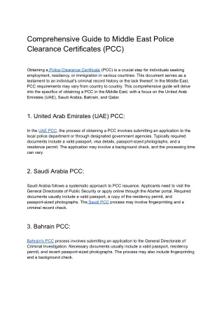 Comprehensive Guide to Middle East Police Clearance Certificates (PCC).docx