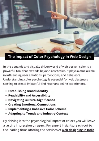 The Impact of Color Psychology in Web Design