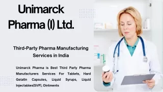 Third-Party Pharma Manufacturing Services in India