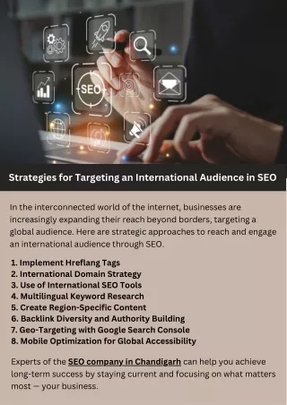 Strategies for Targeting an International Audience in SEO