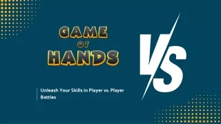 Game of Hands: Free Multiplayer Card Battles with Friends