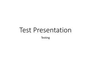Test Presentation [PDF]