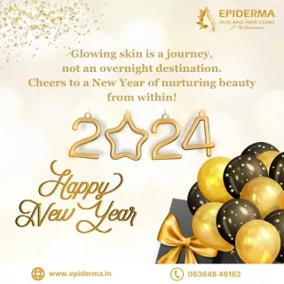 Happy New Year 2024!! | Best Skin Clinic in Jayanagar | Epiderma Clinic