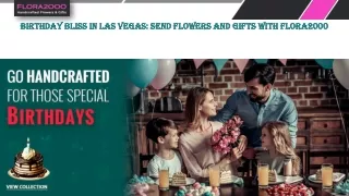 Send Birthday Flowers and Gifts to Las Vegas