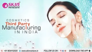 Cosmetics Third Party Manufacturing in India