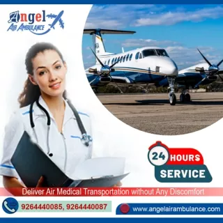 Angel Air Ambulance Service in Dimapur And Gaya