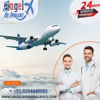 Angel Air Ambulance Service in Muzaffarpur And Lucknow