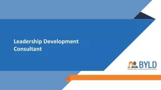 Leadership Development Consultant