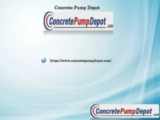 Concrete Pumps from Concord, concretepumpdepot.com