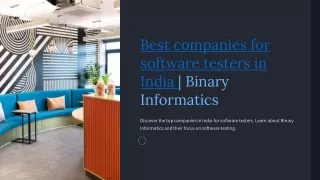 Best-companies-for-software-testers-in-India