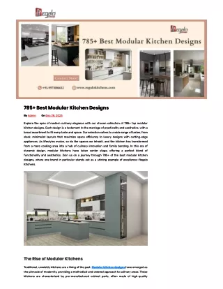 785  Best Modular Kitchen Designs BLOG