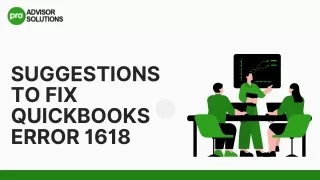 Effective Ways To Fix QuickBooks Error 1618