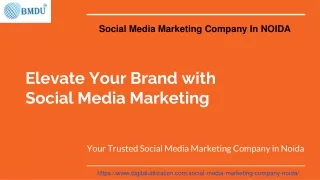 Social Media Marketing Company in Noida