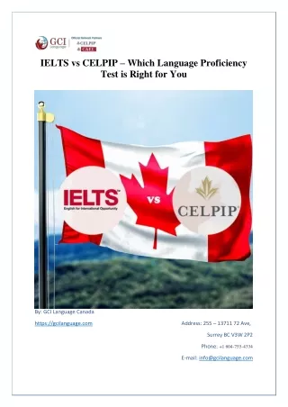 IELTS vs CELPIP – Which Language Proficiency Test is Right for You