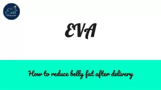 how to reduce belly fat after delivery