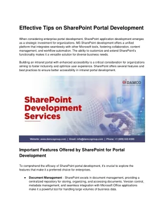 Manage Sensitive Data With SharePoint Portal Development