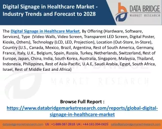 Digital Signage in Healthcare Market