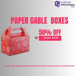 Paper Gable Boxes