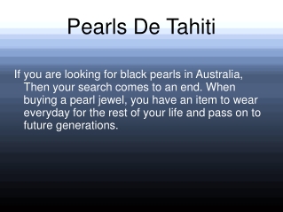 Black Pearl Earrings in Australia