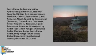 Surveillance Radars Market PDF