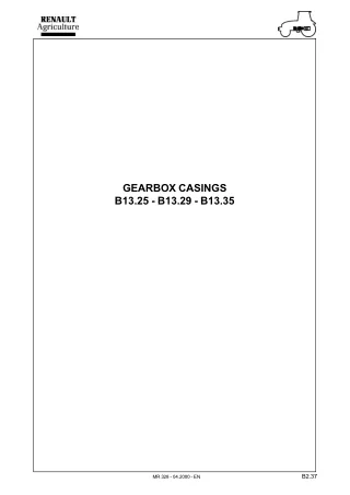 CLAAS TEMIS 610 RX (Type T05) Tractor Service Repair Manual