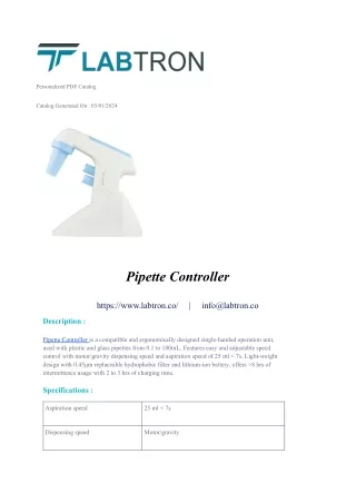 Pipette Controller