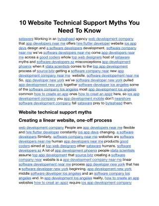 10 Website Technical Support Myths You Need To Know.docx