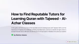 How to Find Reputable Tutors for Learning Quran with Tajweed