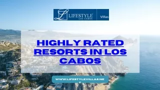 Highly Rated Resorts in Los Cabos Ideal for Large Groups