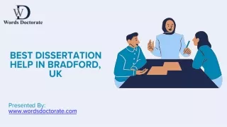 Best Dissertation Help in Bradford, UK