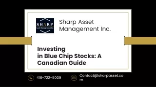 Sharp Asset Why Invest in Blue Chip Stocks