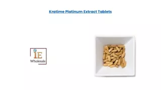 Kratime Platinum Extract Tablets
