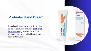 Probiotic Hand Cream