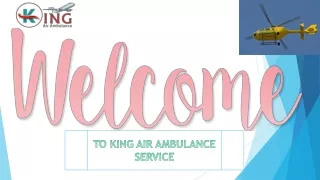 Convenient King Air Ambulance Service in Allahabad