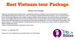 Vietnam Tour Packages