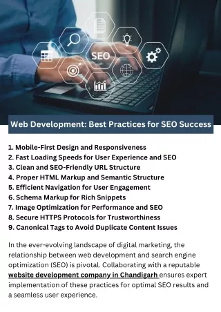 Web Development: Best Practices for SEO Success