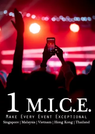 Events Company In Singapore - 1 MICE