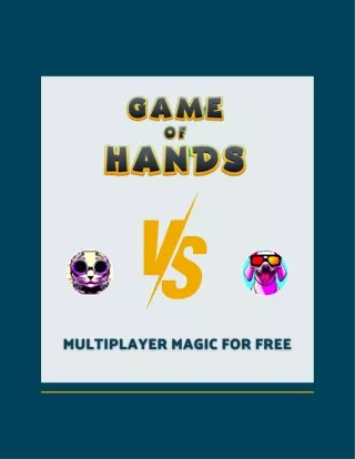 Game of Hands: Where Cards, Competition, and Friends Unite