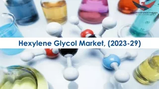 Hexylene Glycol Market Trends and Segments Forecast To 2030