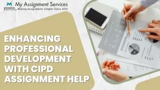 Enhancing Professional Development with CIPD Assignment Help