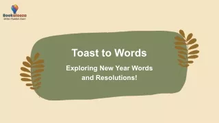 Wordful Resolutions: Exploring New Year's Lexicon and Aspirations Bookalooza