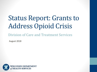 Status Report: Grants to Address Opioid Crisis