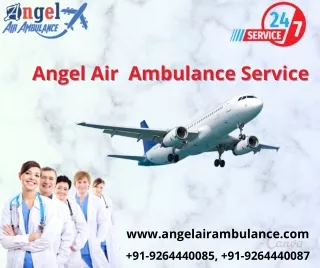 Angel Air Ambulance Service in Raigarh And Silchar