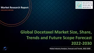 Docetaxel Market Size, Share, Trends and Future Scope Forecast 2022-2030